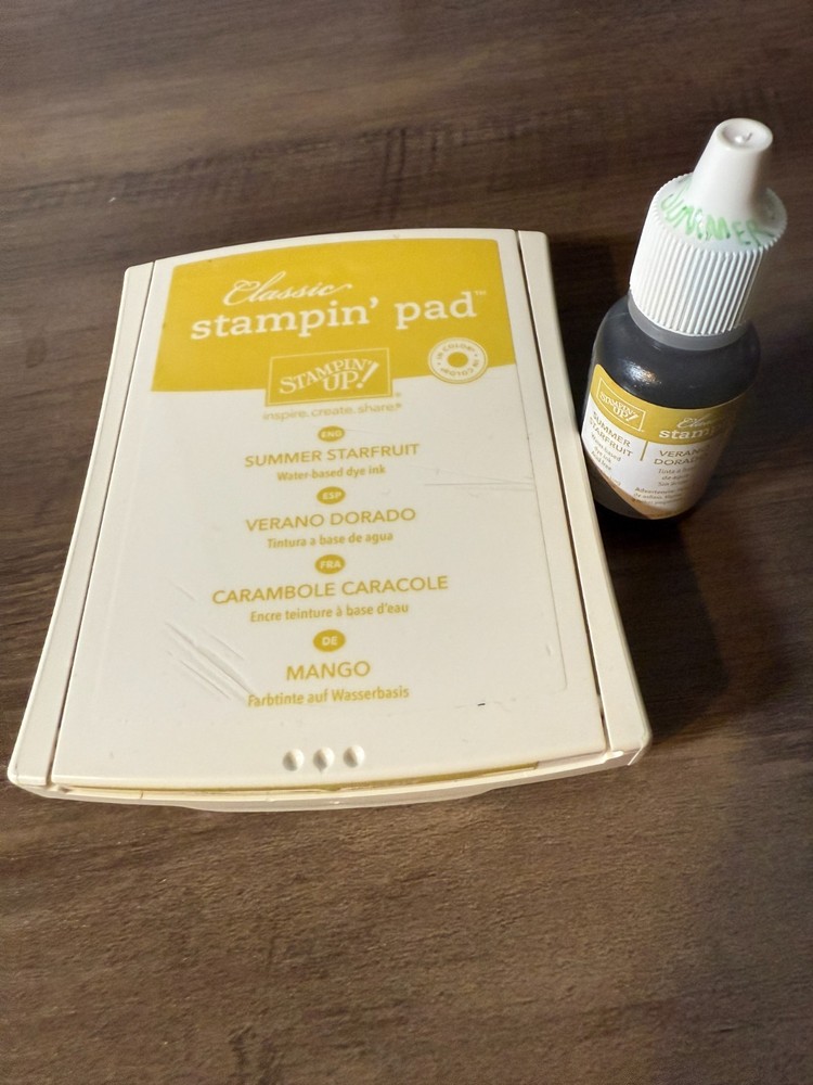Stampin Up Classic Ink Refill & Pad ~ Summer Starfruit