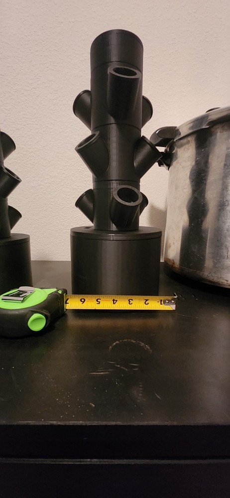 3D Printed USB Hydroponic Tower | Vertical Garden | 3 Sizes | Large