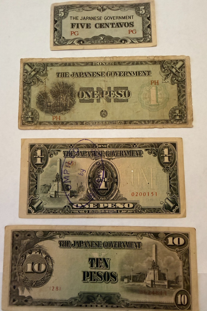 WWII Era Japanese & British Bank Notes LOT