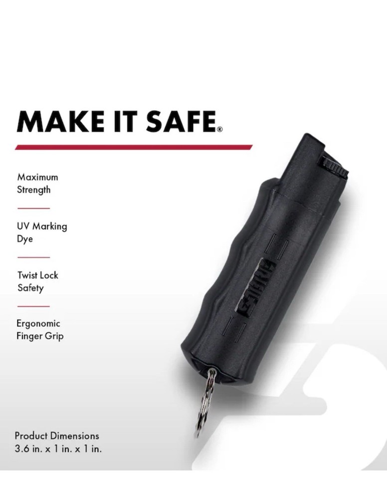 RED PEPPER SPRAY BLK