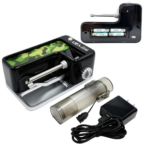 Automatic Cigarette Rolling Machine - USB-C & Battery Powered, Adjustable Densit