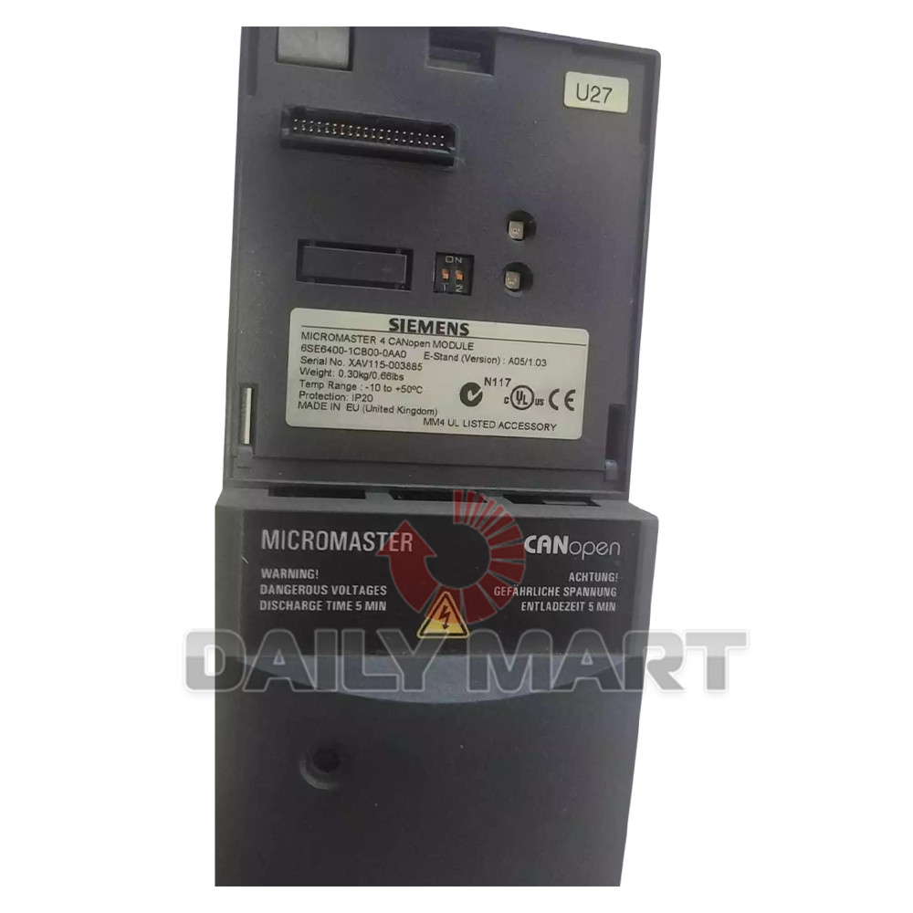 New In Box SIEMENS 6SE6 400-1CB00-0AA0 Communication Module