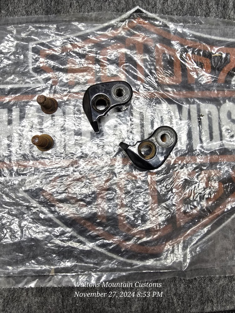 Harley-Davidson LA Choppers 1" Rear Lowering Blocks , Black