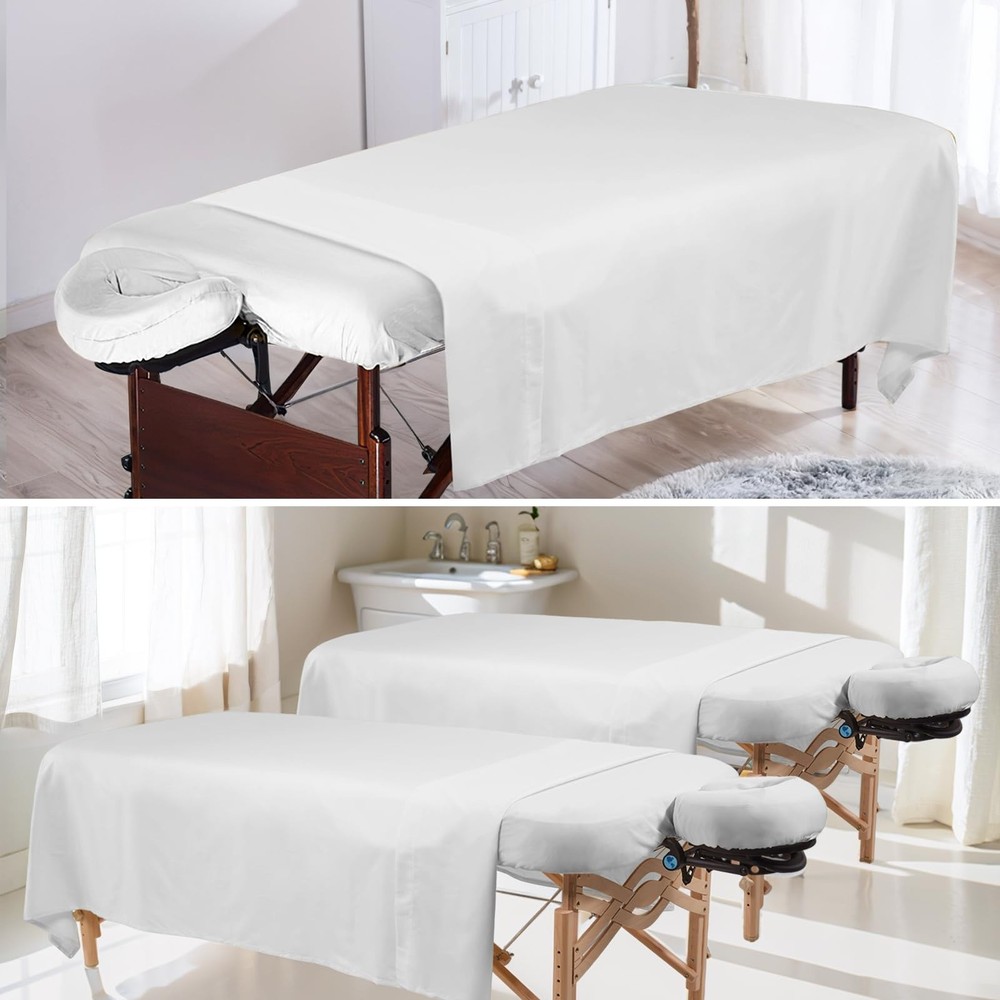 4 Sets Premium Microfiber Massage Table Sheets Set 3 Piece Set Includes Massage