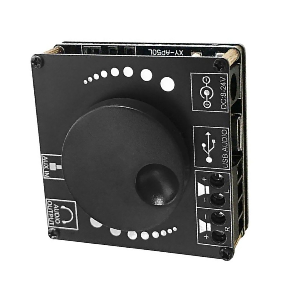 XY-AP50L Mini Portable Bluetooth 5.0 Wireless Stereo Audio Amplifier Board
