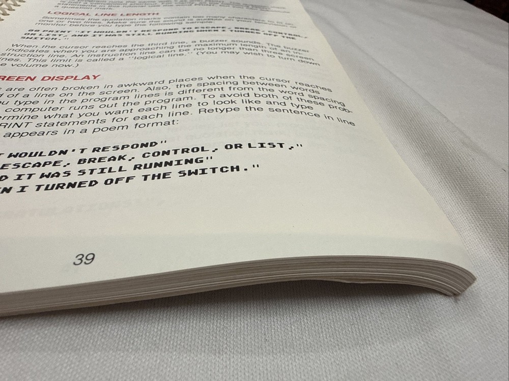 Vintage Retro Atari 130XE Computer Owner's Manual