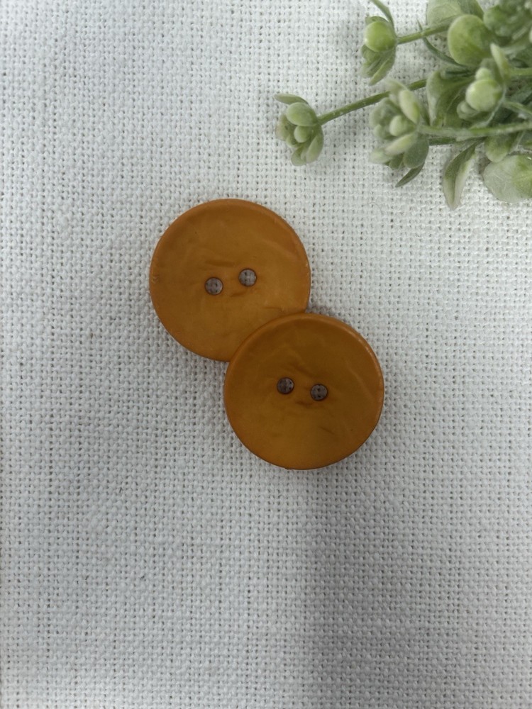 Textured Sewing Buttons 1.5” Multicolor Two Hole Mix & Match - 6 Pack