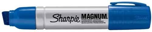 Sharpie Magnum Marker Permanent Felt Chisel Tip Blue Crafts Office School Home