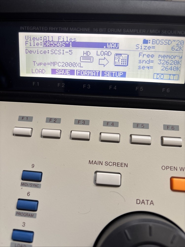 AKAI MPC 2000XL “ BOSS Legacy” Drum Machine Library