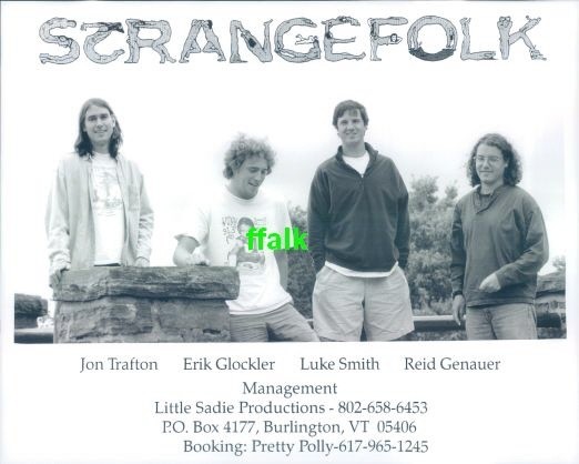 Press Photo: STRANGEFOLK 8x10 B&W