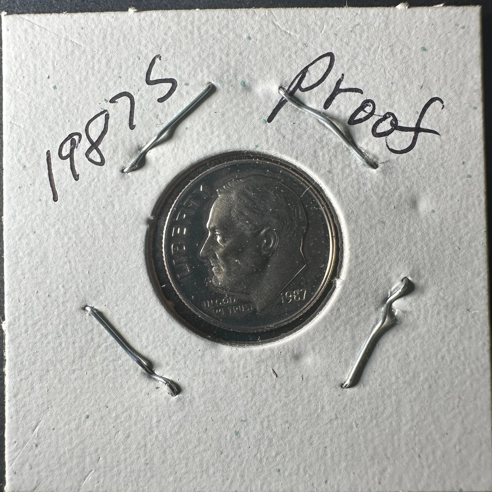1987 S Roosevelt Dime Proof Sharp Features