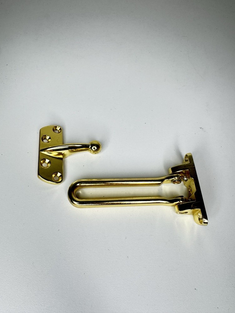 Vintage Brass Door Latch Lock Hardware Working