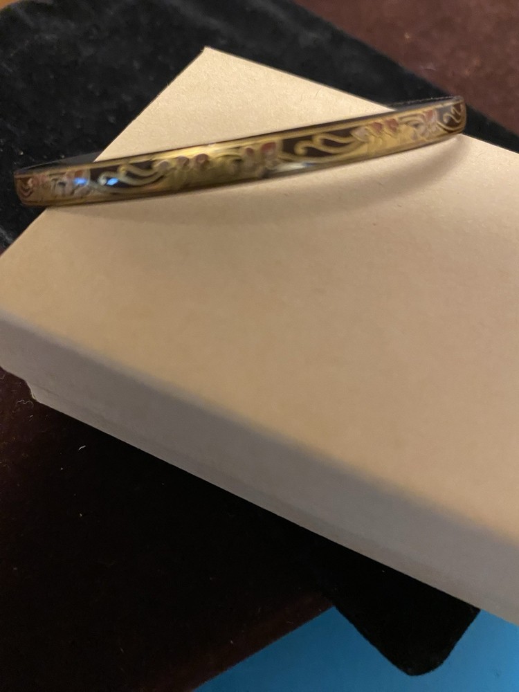 Art Deco Vintage Michaela Frey Thin Bangle Bracelet… Beautiful Design
