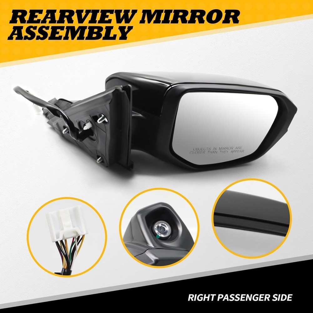 Civic Side View Mirror 2016-2022 w Camera Heated