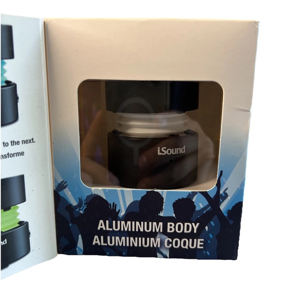 iSound Fire Waves Color Changing Bluetooth Speaker Black & Red