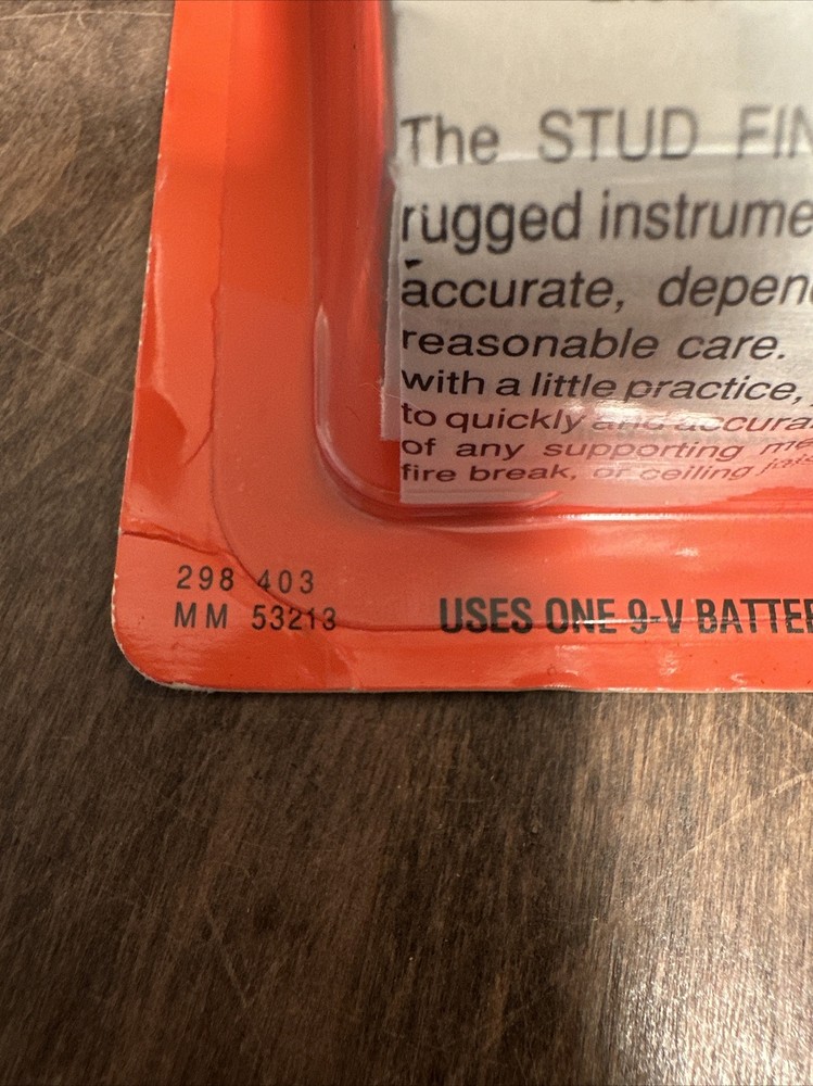 Master Mechanic Stud Finder, 1993, MM 53213