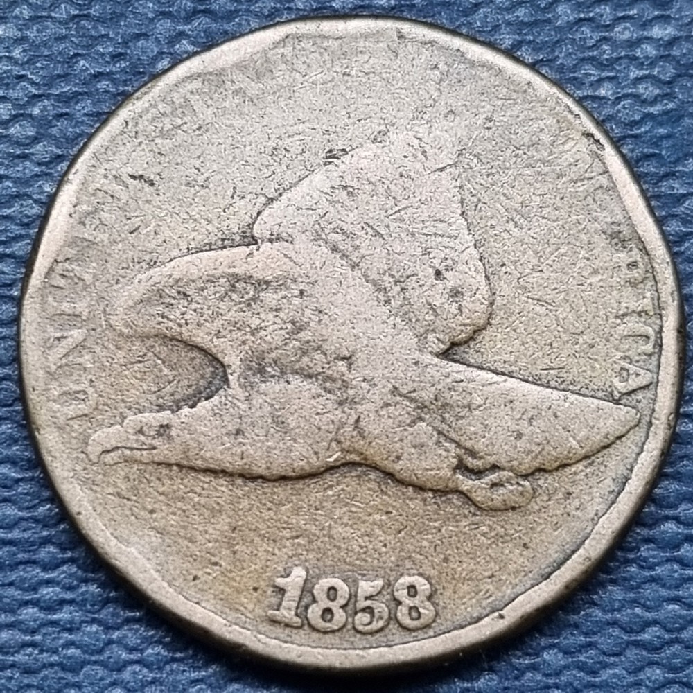 1858 Flying Eagle Cent 1c Circulated #94227