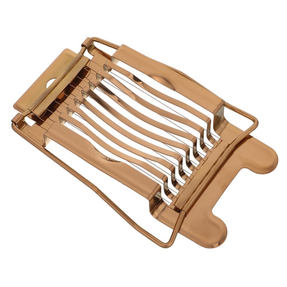 Stainless Steel Egg Cutter Deviled Slicer Adjustable for Boiled Eggs