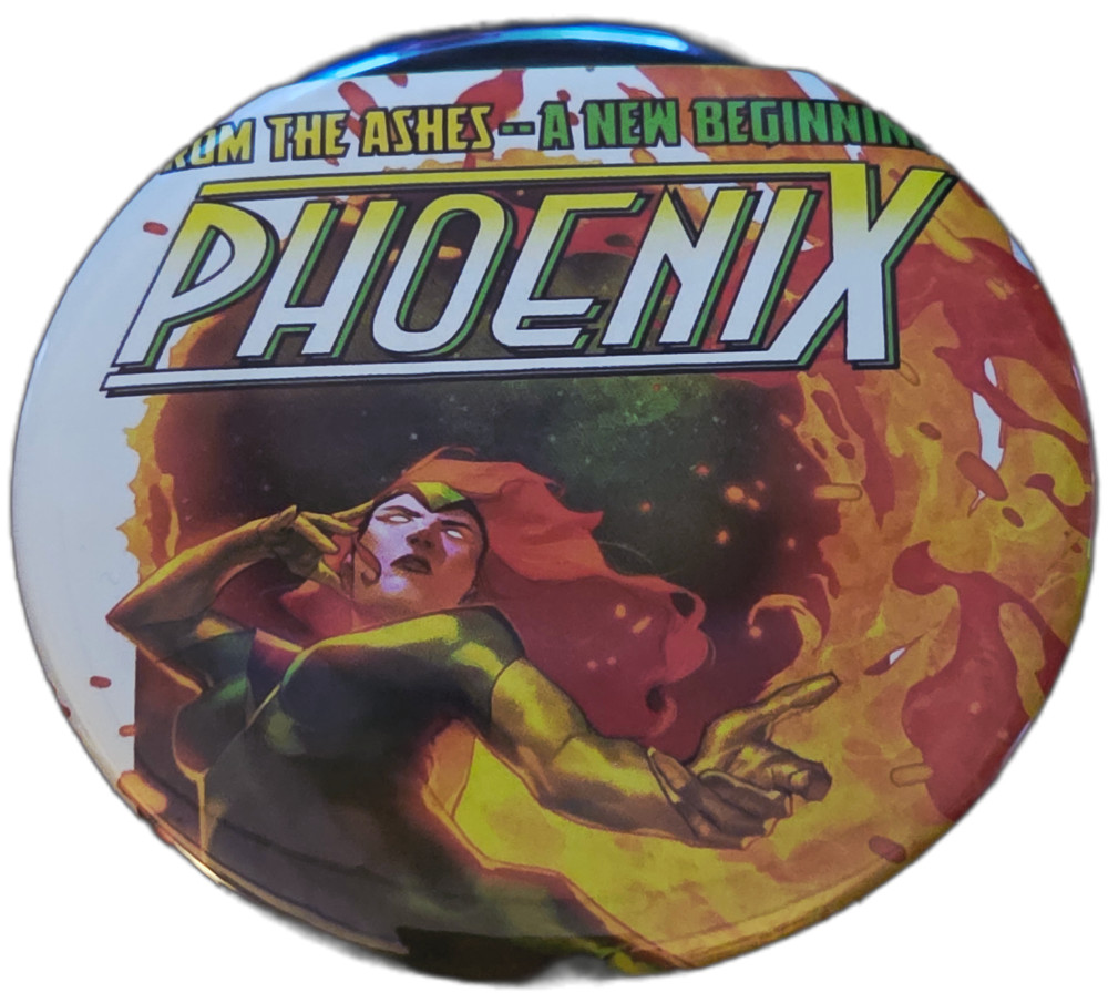 X-Men 3” Button Lot Wolverine Cyclops Rogue Phoenix Nightcrawler Pins Handmade