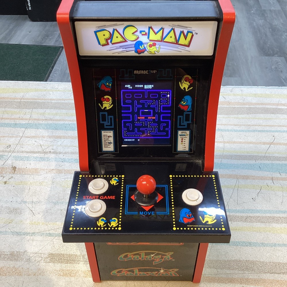 Pac -Man Arcade- 1 Up Galaga EXCELLENT!!
