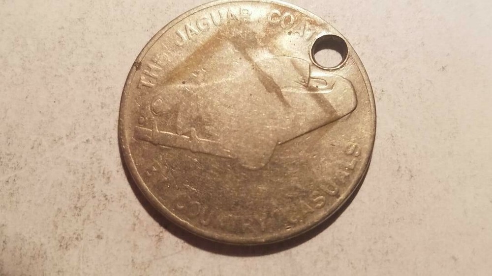 JAGUAR COAT COUNTRY CASUALS TOKEN,  L251