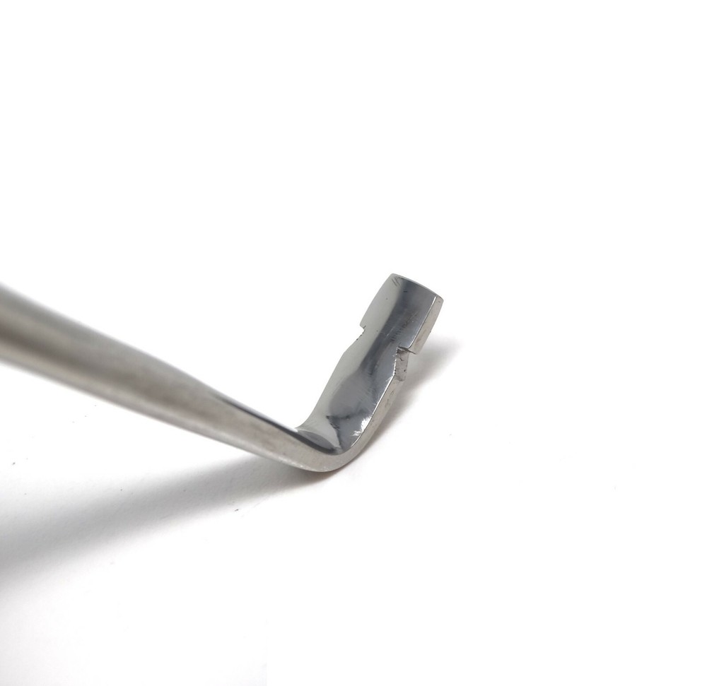 Dental Surgical Elevator 5.25" Crown Remover 90° Angled Extraction Splitter