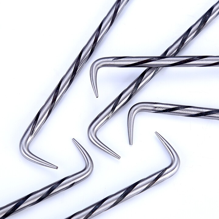 High Hardness Steel Pile Core Hook Rebar Binding Tool Durable Construction Work.