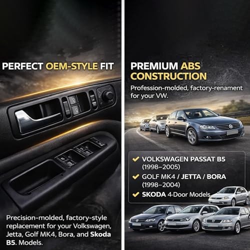 Window Switch Driver Side, Front Left Door Master Window Switch Trim Bezel Compa