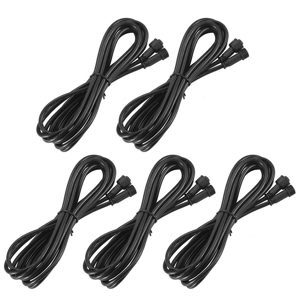 3-Pin Extension Cable Wire 5 Pack 3.28ft for Dual Color Deck Lights