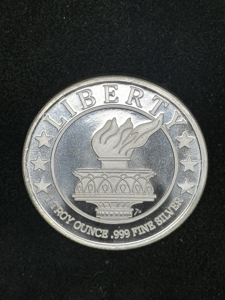 1 oz SilverTowne Lady Liberty Silver Round (New)