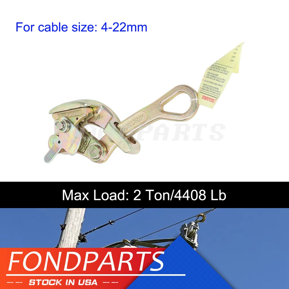 2 Ton Alloy Steel Multifunctional Cable Wire Rope Haven Grip Pulling Puller Tool