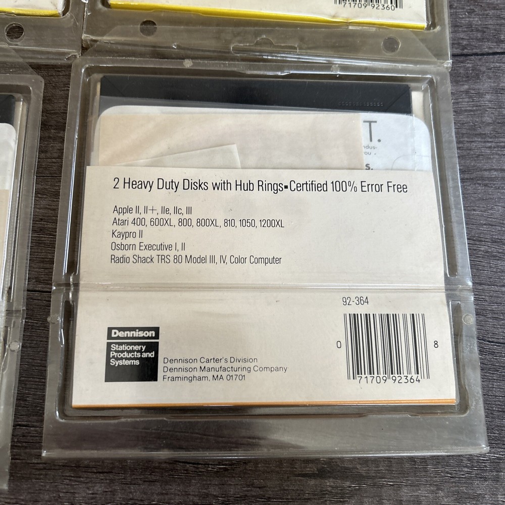 Vintage NOS Elephant Memory Systems Floppy Disk Lot With Stickers