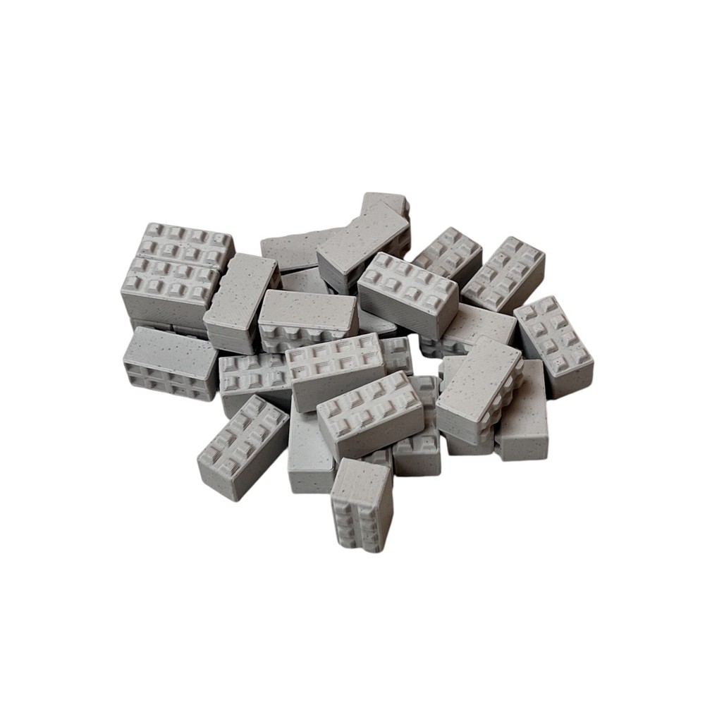 1 Set Of "Bin-Blocks" Scale Model 1/50 30 Peice Set