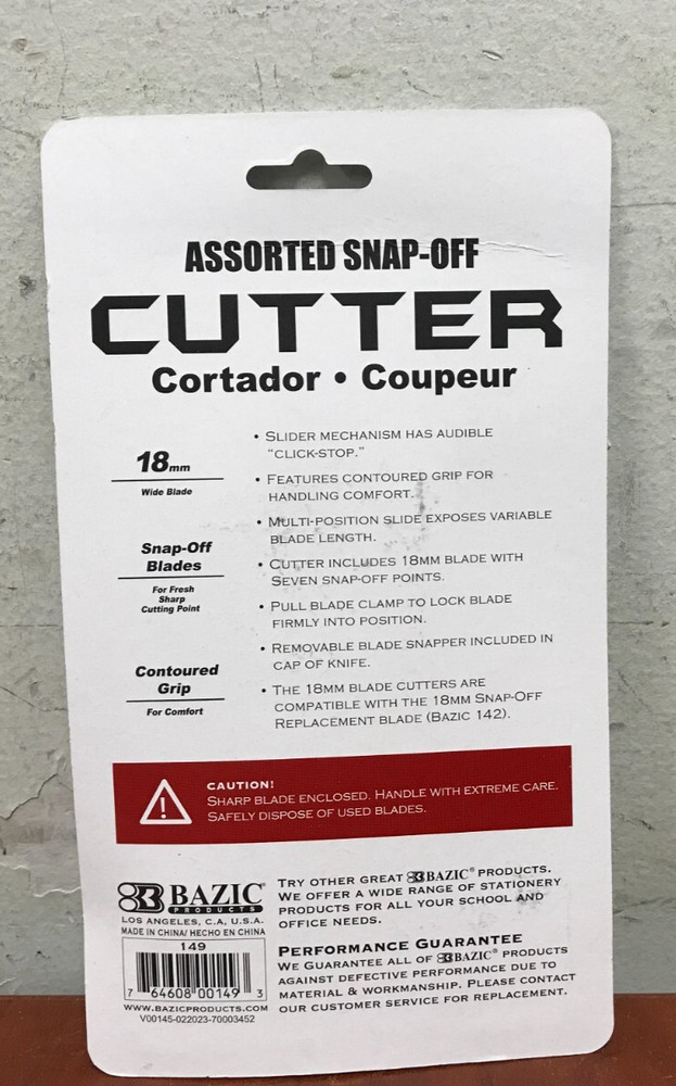 Bazic Products Assorted Snap-Off Cutter (2-Pack)