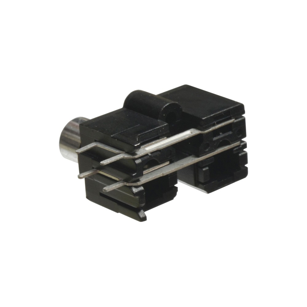 Dual RCA Jack Right-Angle Vertical Mount PCB White and Red Inserts 2pc