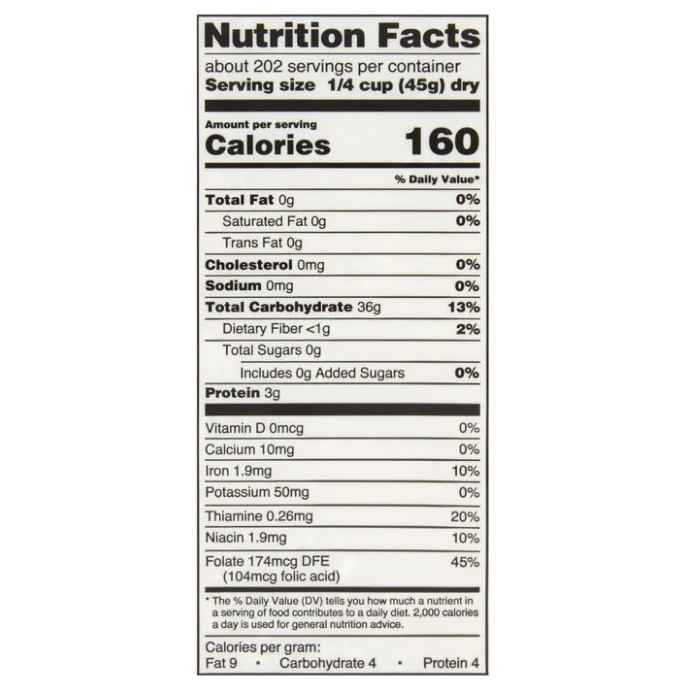 (3 pack) Great Value Long Grain Enriched Rice, 20 lb