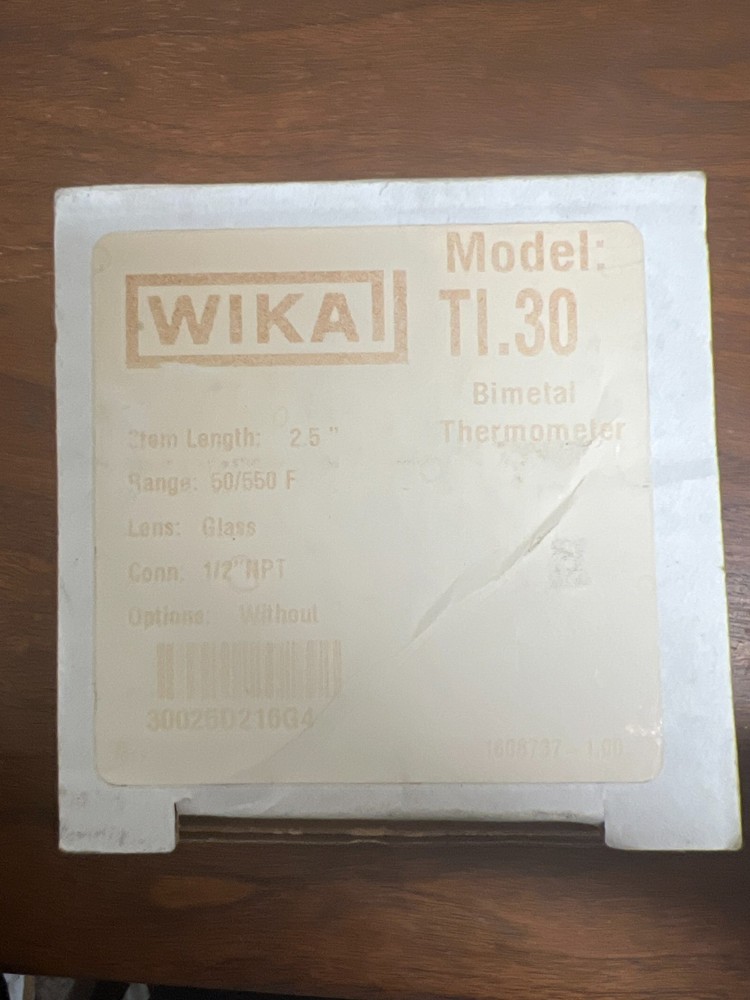 WIKA TI.30 Bimetal Thermometer