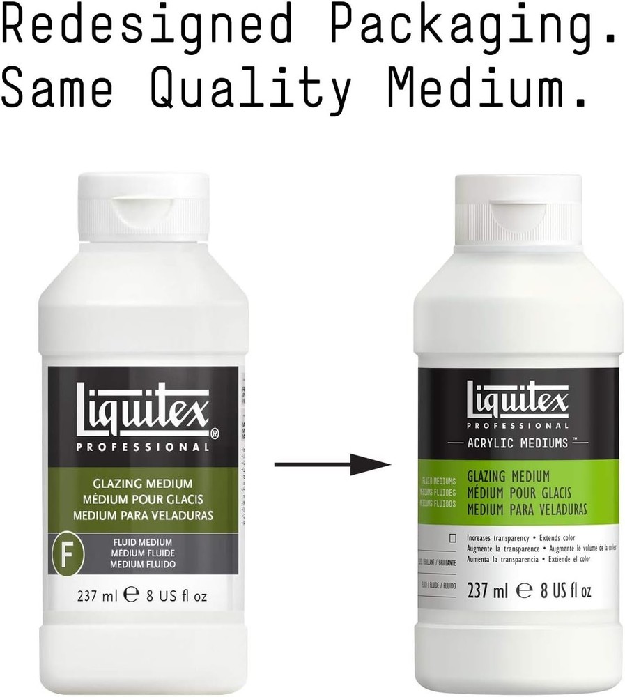 Ultimate 8 Fl Oz Professional Glazing Medium for Smooth Acrylic Layers