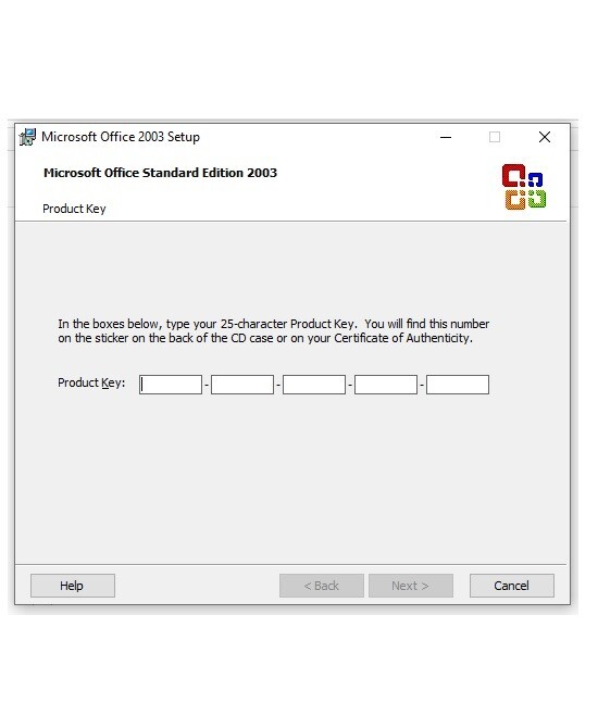 Microsoft Office Standard Edition 2003 Retail (No Key)