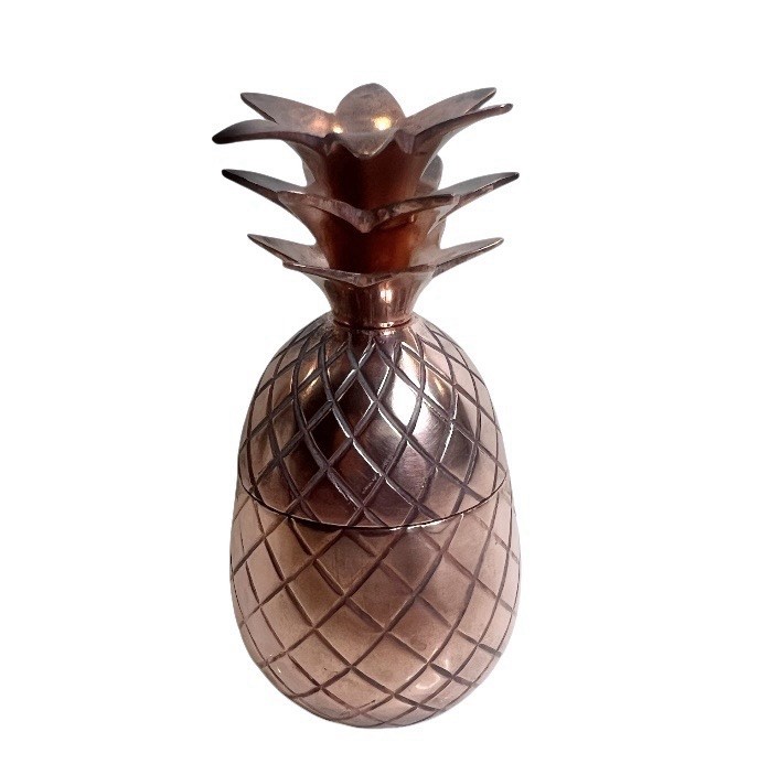 Absolut Elyx Copper Pineapple Shot Glass - Mini 3-3/8" Sip Cup - Solid Barware