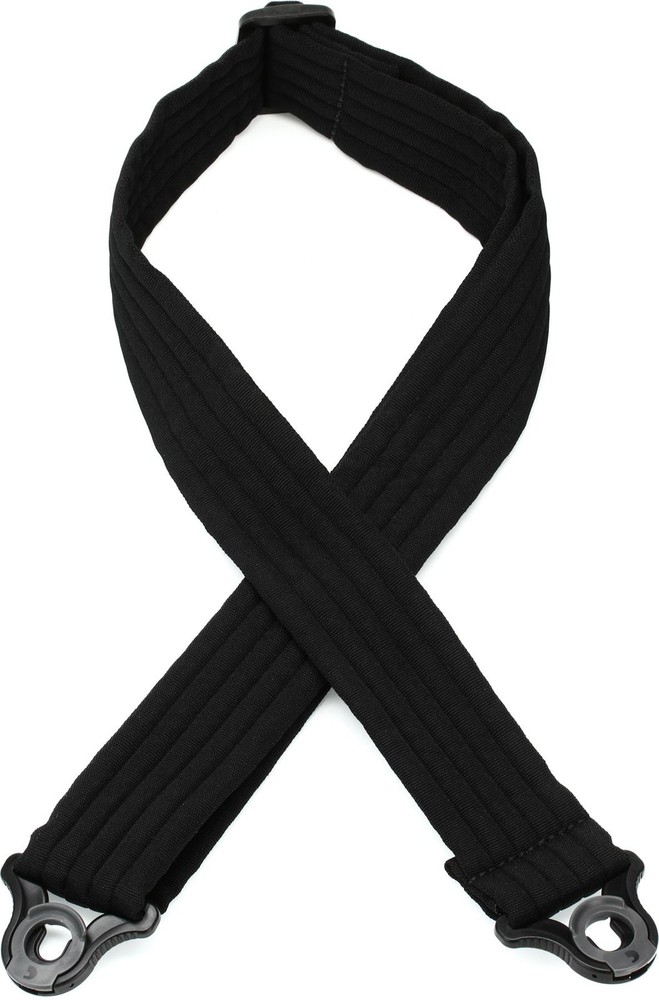 D'Addario Auto Lock Guitar Strap - Padded Black