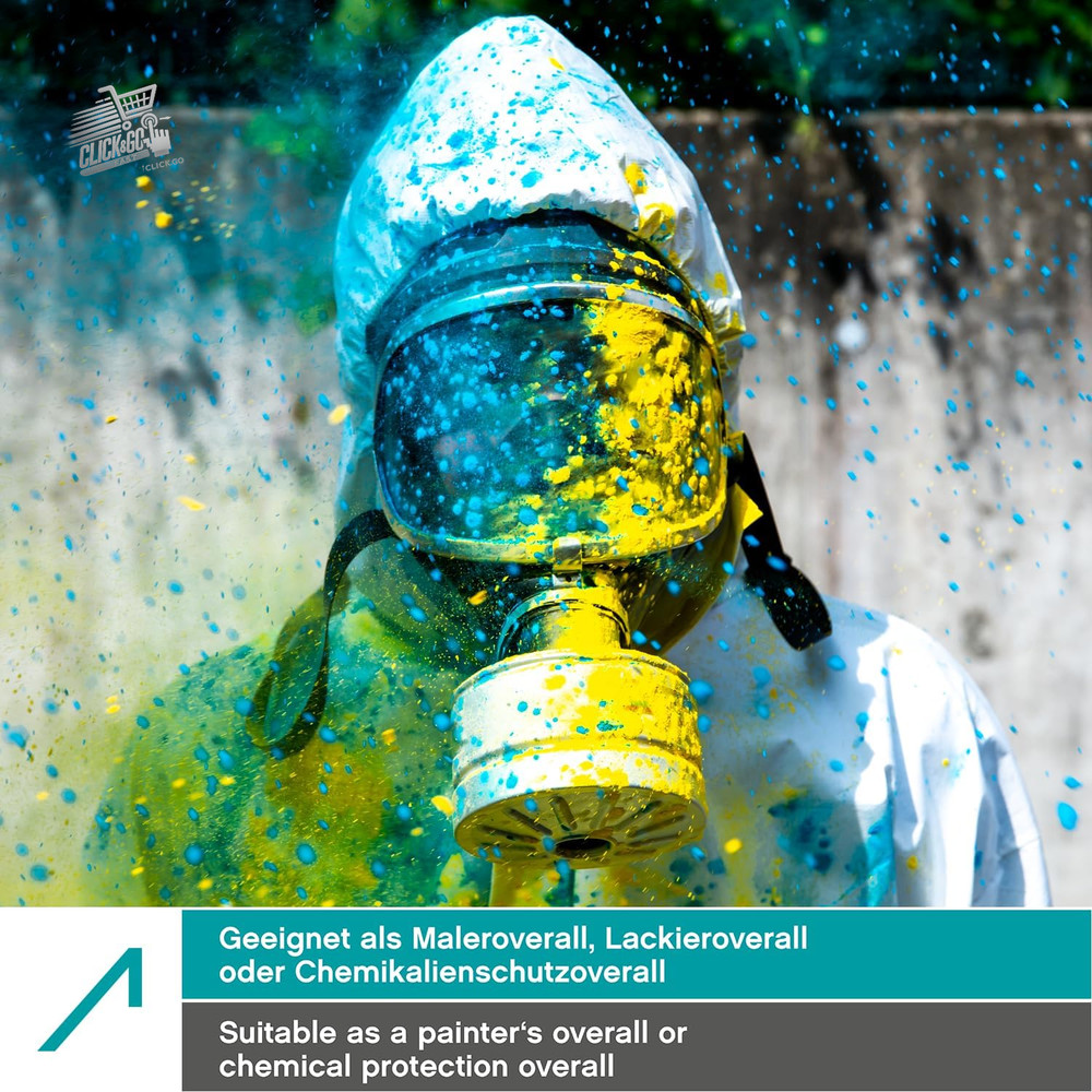 Coverx Hooded Work Suit - Disposable Protective Work Suit - Co