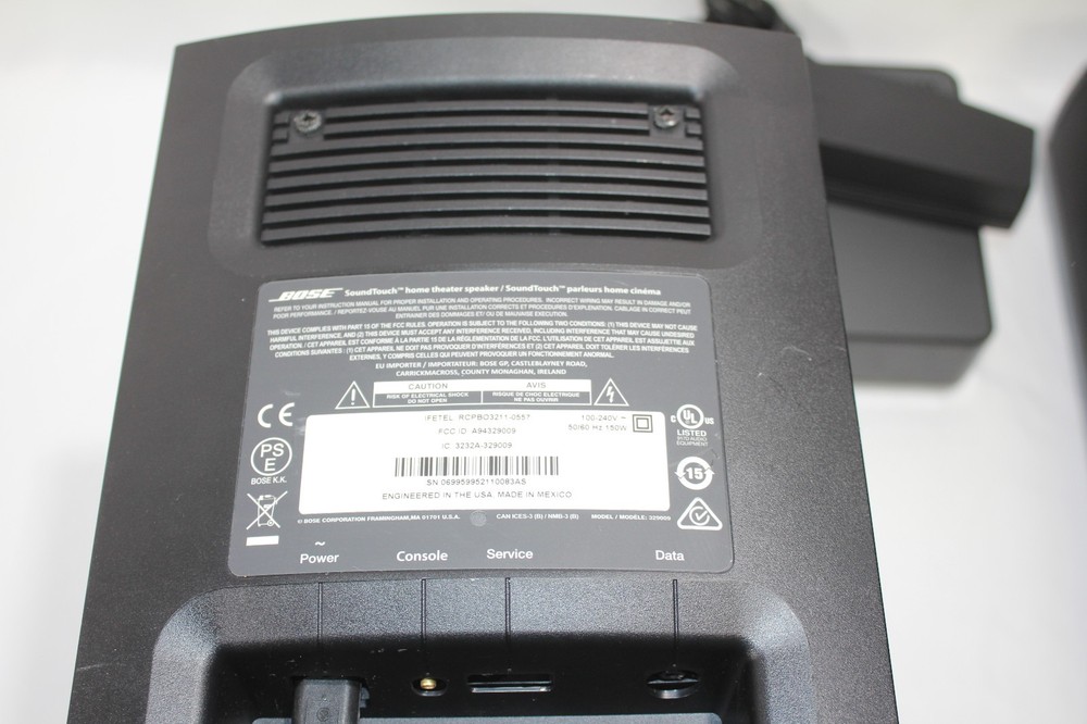 Bose CineMate 120 Home Theater System - Black Complete System W/ Wireless Adapt