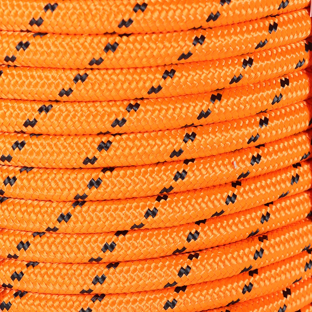 1/2"x200' Double Braid Polyester Bull Tree Clamping Tree Rope Line Nylon Core