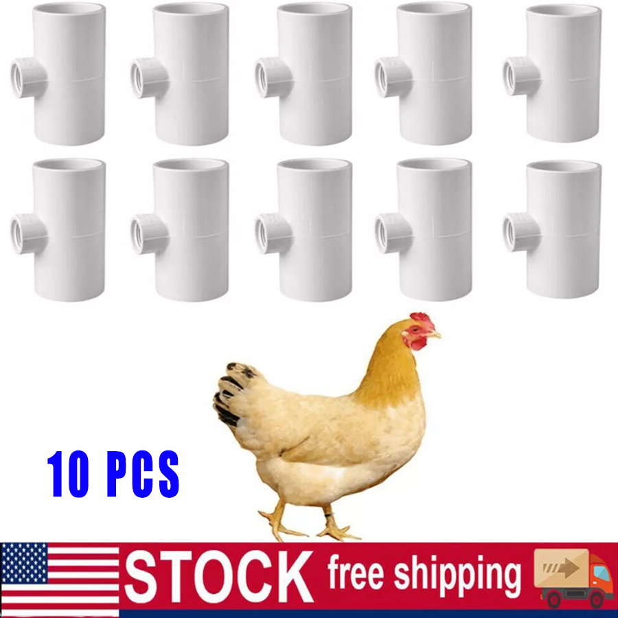 10pcs three-way Connector For Chicken Waterer Fully Automatic