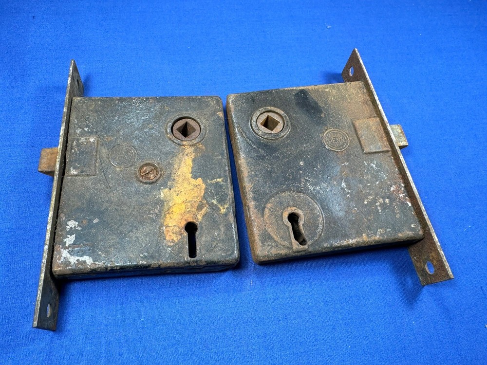 Pair Matching PENN Mortise Locks, Spindle Tested & Working