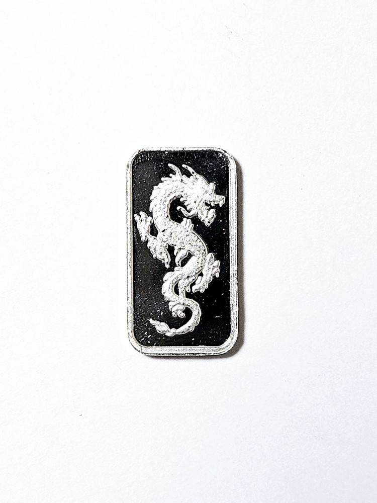 Dragon 1 Gram .999 Fine Silver Bar 🐉