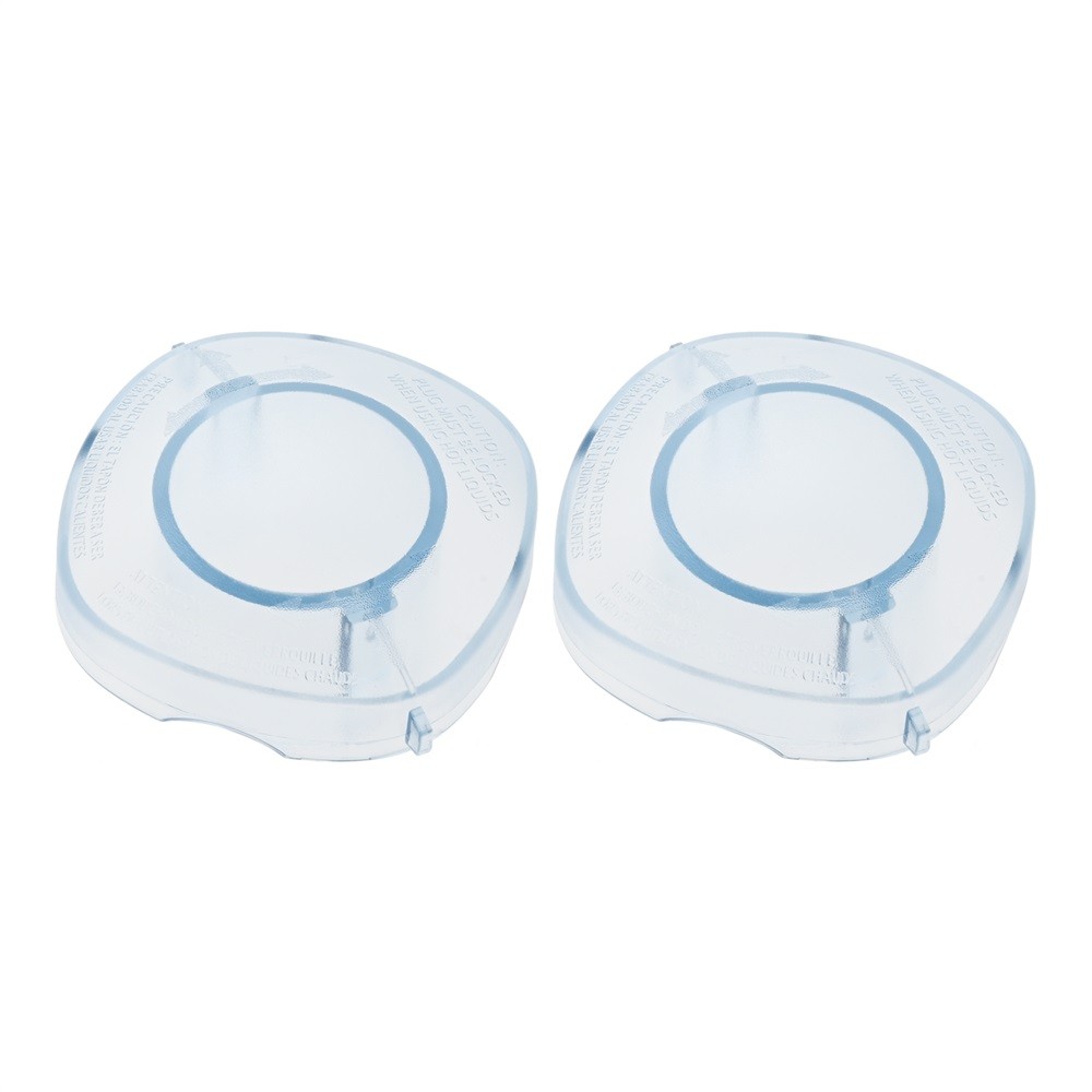2PCS Lid Plug Blender Replacement For Vita-mix 64oz High Profile Container