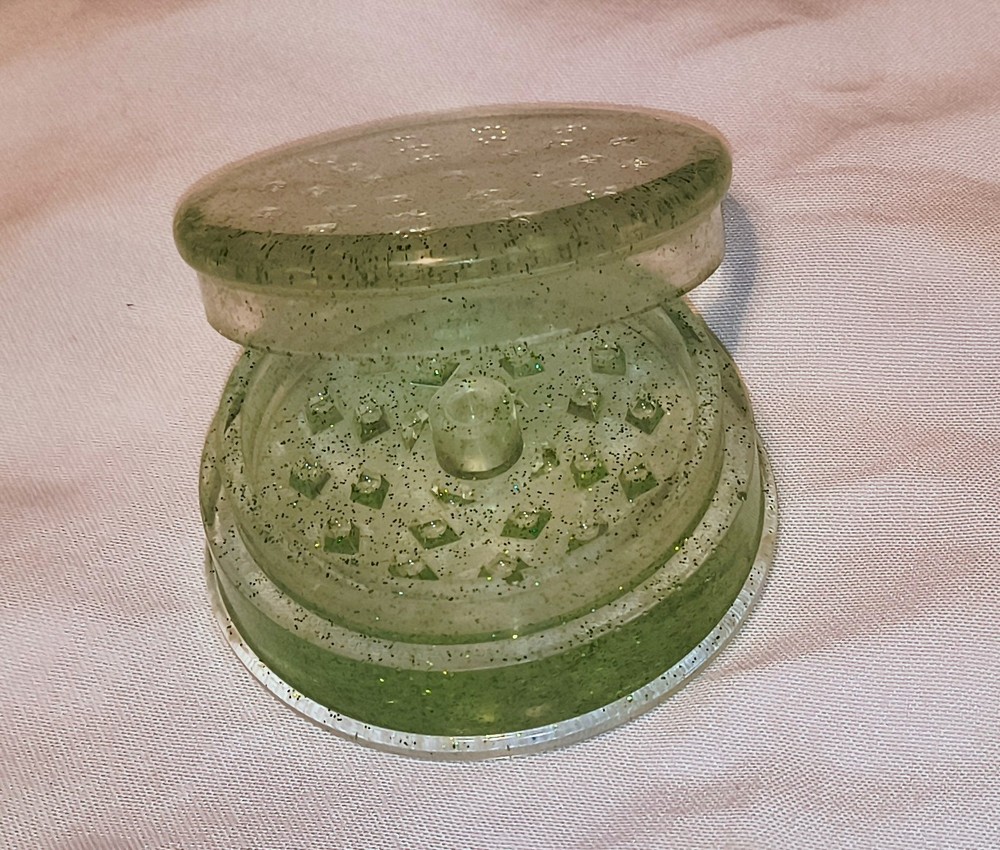 Handmade Green Resin Smoker set 5pcs
