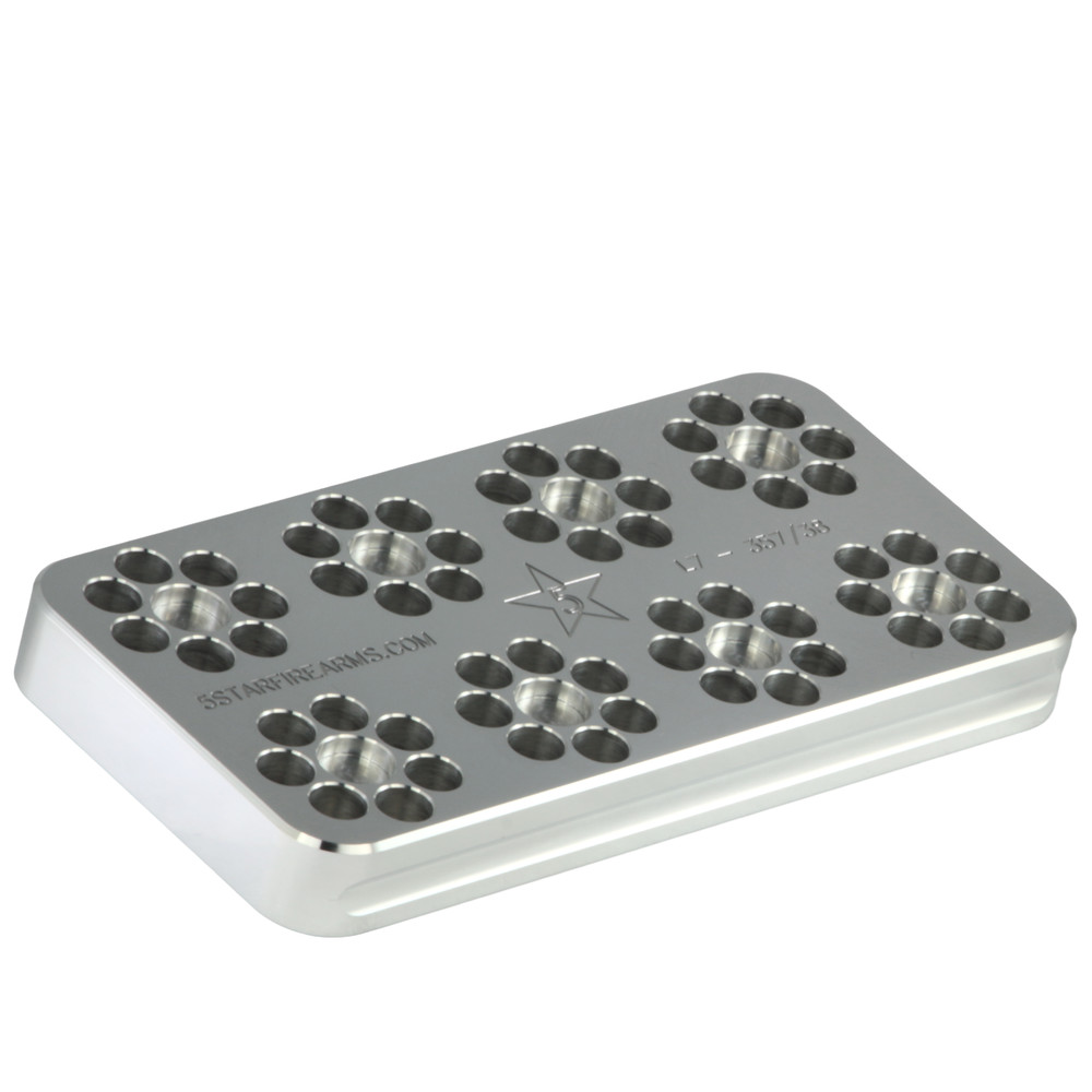 L7-357/38 Range Block or Speedloader, 7-shot .357/.38, Solid Aluminum SHIPS FREE